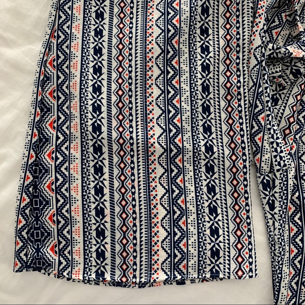 VICI Tibetan Tribal Print Wide Leg Tie Pants - Picture 3 of 3